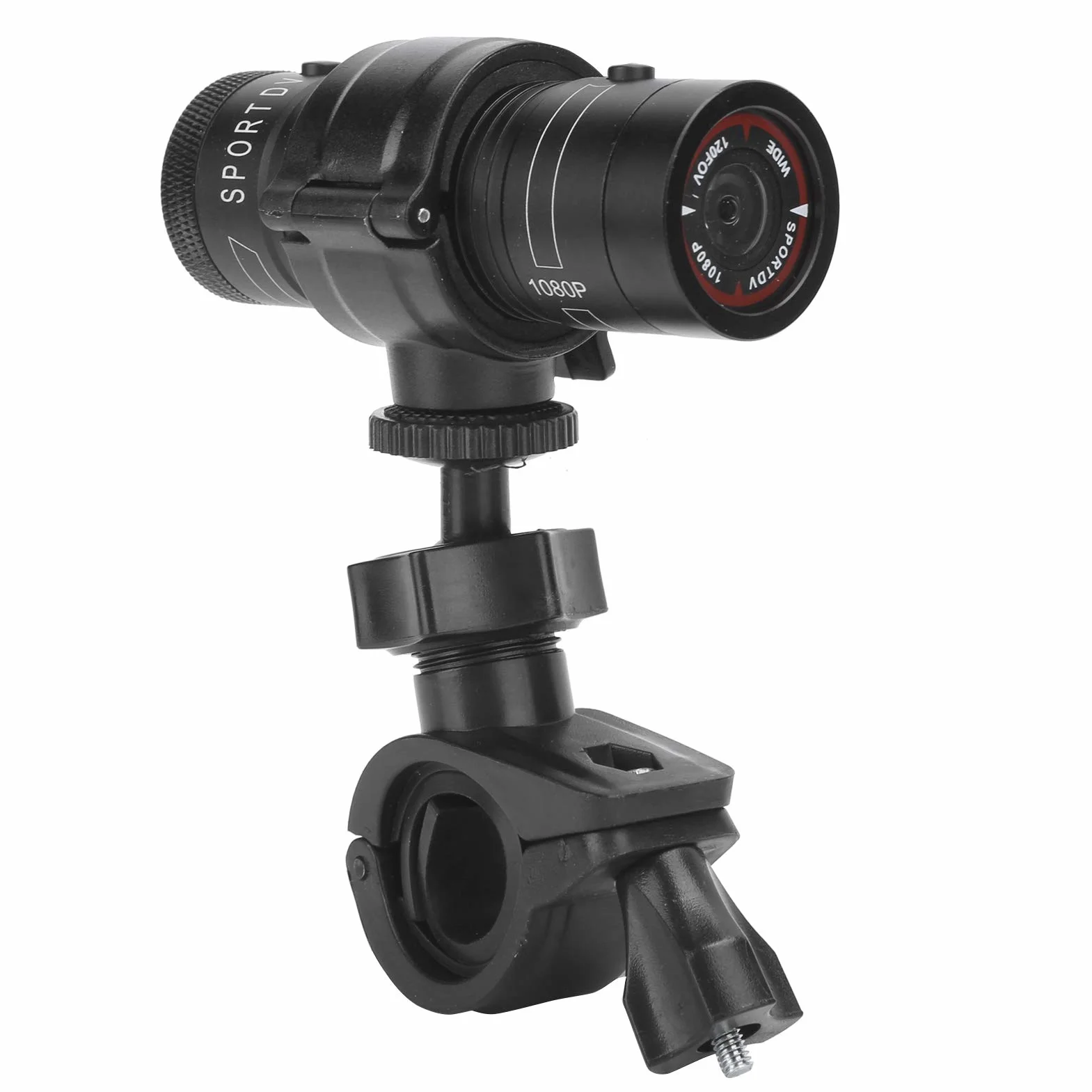 Motocyklowa kamera do nagrywania na desce rozdzielczej, 1080P 30fps rejestrator wideo jazdy motocykl DVR z kątem widzenia 120 stopni, obsługuje kartę pamięci 32GB