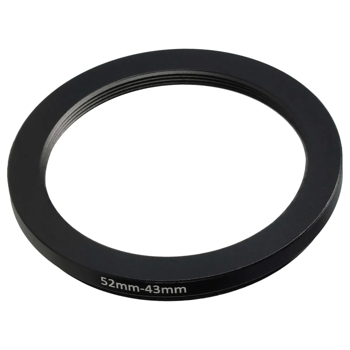 vhbw Step Down Adapter Ring Adapter filtra 52 mm-43 mm czarny pasujący do aparatu Agfa, Agfaphoto, Canon, Casio, Fujifilm, Kodak, Minolta, Nikon, Olympus
