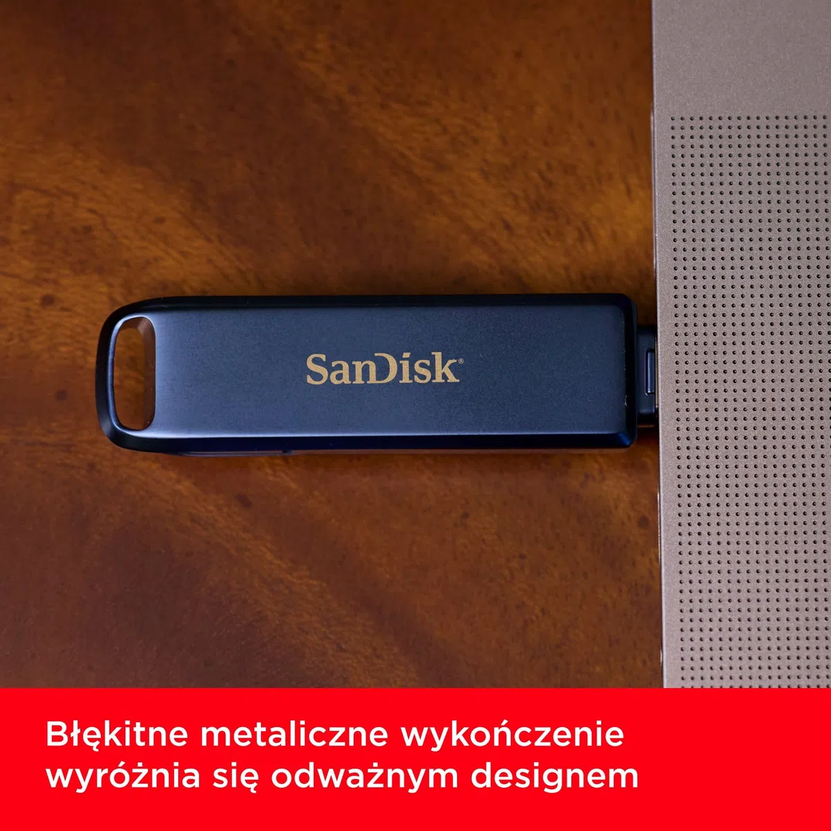 SanDisk Napęd telefoniczny 128 GB, pamięć USB do iPhone'a, iPada, PC i Mac (pamięć 2 w 1, złącza Lightning i USB typu C, automatyczna kopia zapasowa, ochrona hasłem, metaliczne niebo