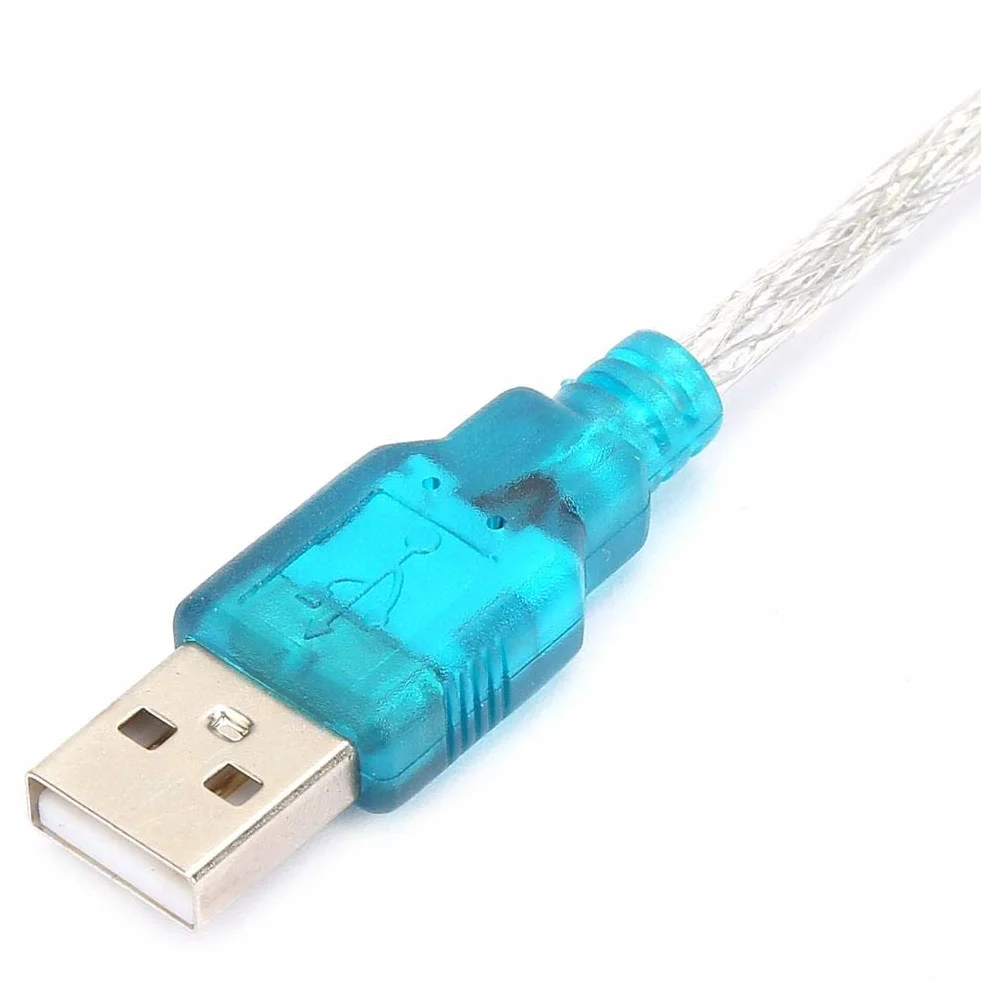 Adapter USB na RS232 2 sztuki HL-340 - kabel szeregowy 9-pinowy, pasuje do Win95/98/ME/2000/XP/Win7 32bit/64bit/Vista