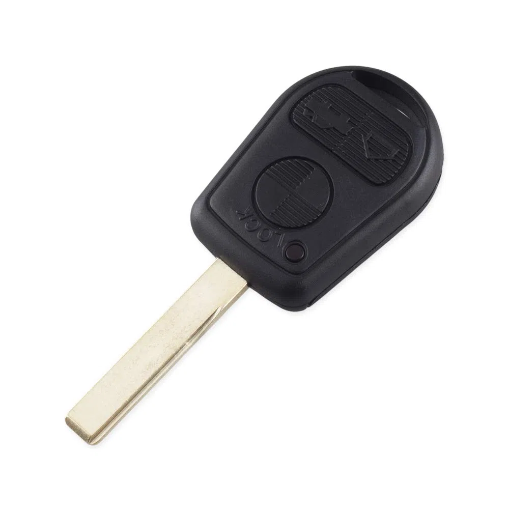PHONILLICO Etui na klucze do BMW E31 E32 E34 E36 E38 E39 E46 Z3 Z4 X5 X3-3 przyciski - pilot zdalnego sterowania z ostrzem