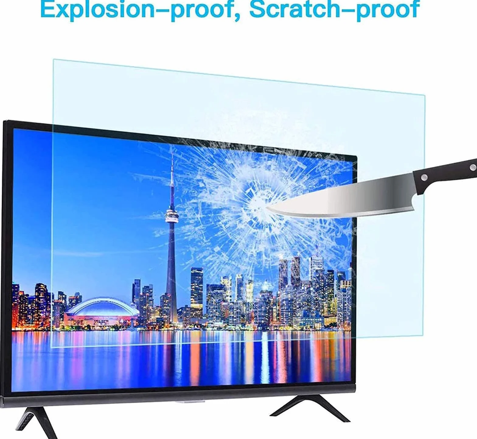 32-70 cali Anti Blue TV Screen Protector, filtr światła niebieskiego do ekranu telewizora, brak odcisków palców, ochrona oczu, łagodzenie zmęczenia oczu,32"700 * 395mm