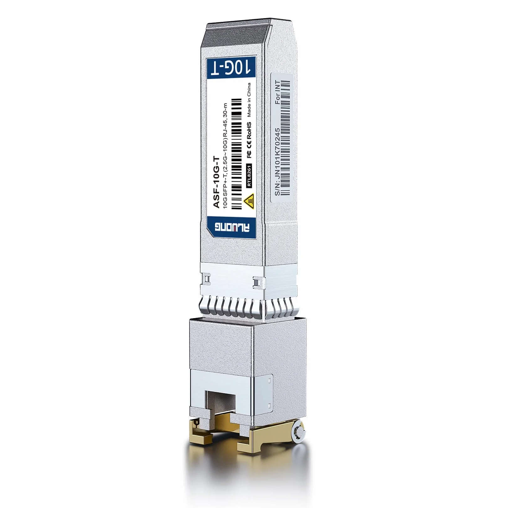 Alwong Transceiver 10GbE SFP+ RJ45 10GBase-T moduł miedziany Ethernet do Cisco SFP-10G-T-S Ubiquiti UniFi UF-RJ45-10G 30 m