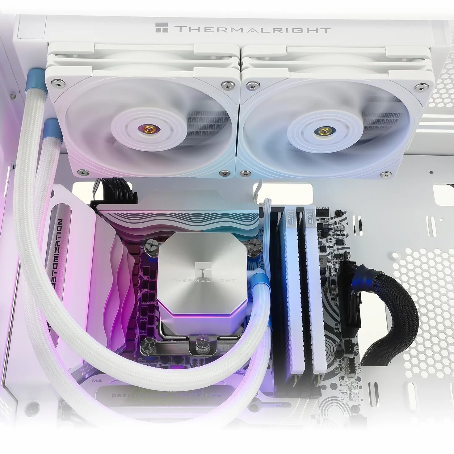 Thermalright Frozen Edge 240 White Chłodzenie cieczy do procesora PWM 120 mm LGA1700/1851/115x AM4/AM5