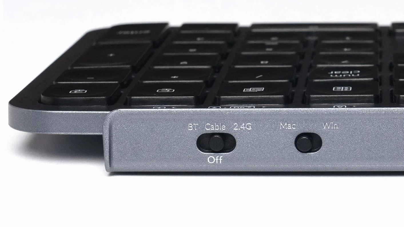 Keychron B1 Pro Ultra Slim 75% Bezprzewodowa Klawiatura ISO QWERTY ZMK PBT 2,4 GHz Bluetooth