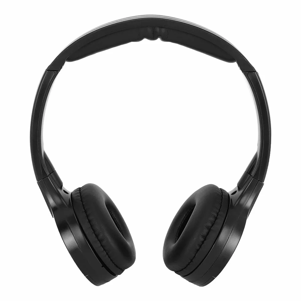 Bezprzewodowe Słuchawki Stereo na podczerwień 2-kanałowe Słuchawki Douszne do Samochodowego Zagłówka DVD
