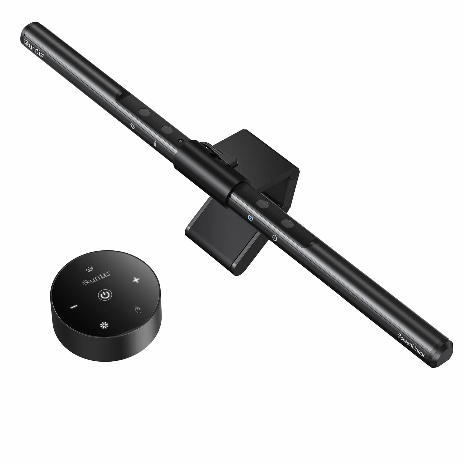 Quntis LED Lampa do monitora komputerowego z pilotem i sterowaniem dotykowym, listwa świetlna o długości 40 cm z automatycznym ściemnianiem, funkcją ochrony przed światłem niebieskim