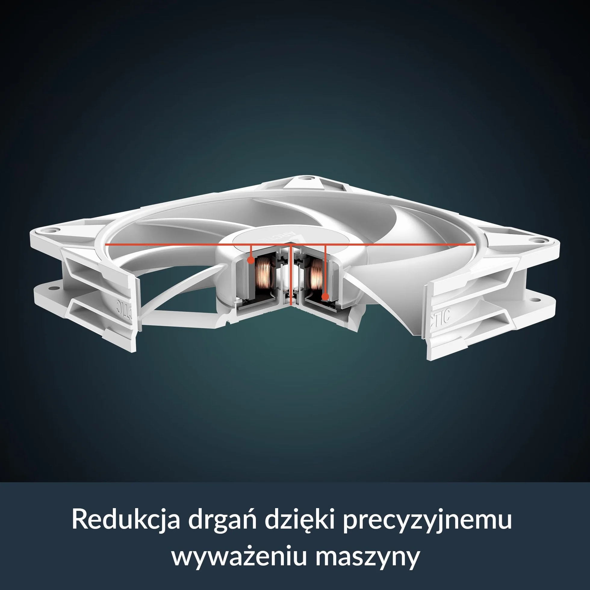 ARCTIC P14 Pro A-RGB (White) - 3 sztuki - Wydajny wentylator klasy premium, 140 mm wentylator PWM z kablem Y Splitte, 400-2500 obr/min, 0 obr/min <5% PWM, 5V Digital RGB, łożysko Fluid Dynamic - biały