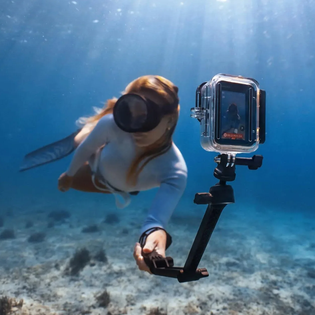 Insta360 Etui nurkowe, kompatybilne z Ace Pro 2, wodoszczelność do 60 metrów, soczewka szklana, przezroczysta