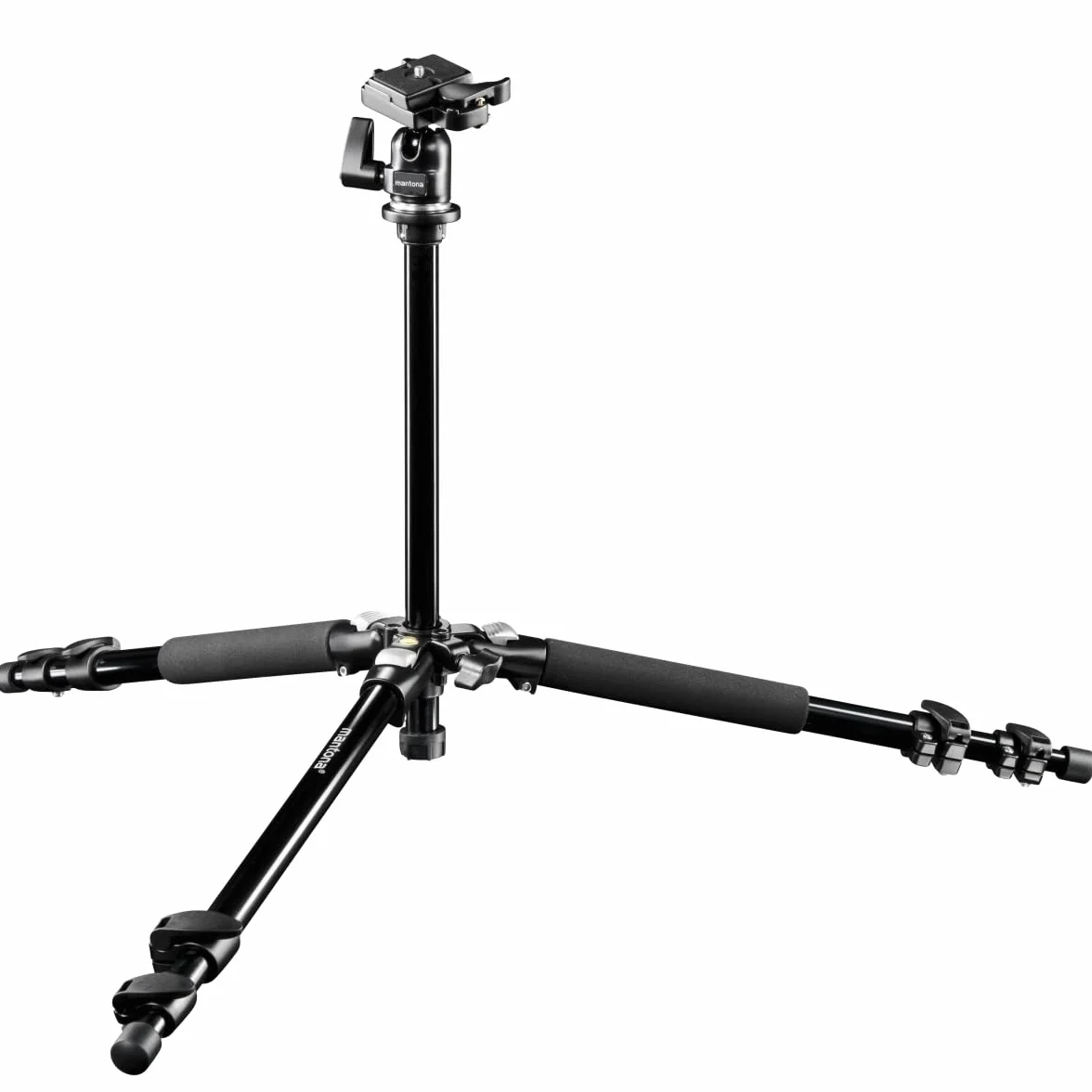 Statyw fotograficzny Mantona Basic Scout 144 cm, głowica kulowa, kompaktowy, lekki do DSLR