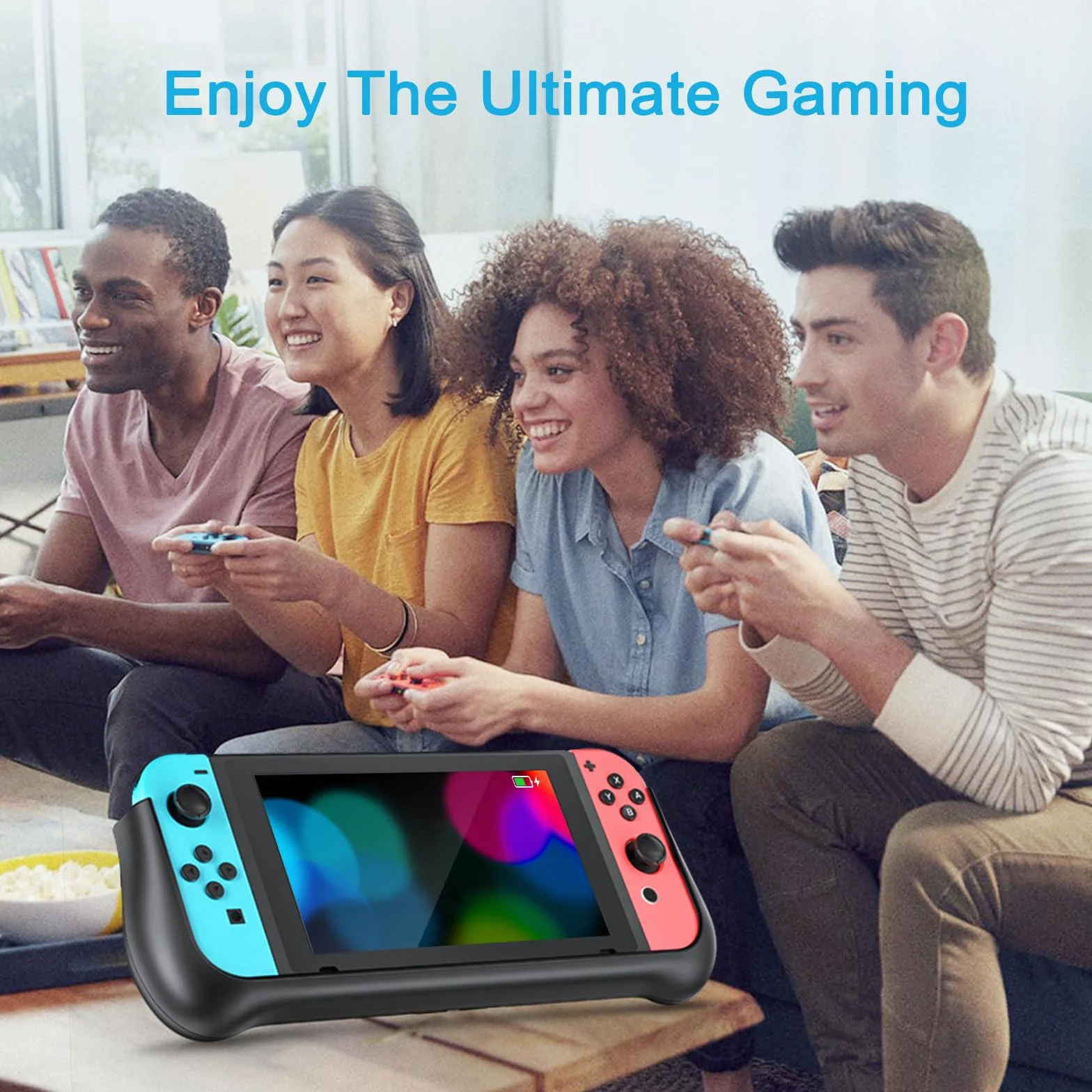 NEWDERY Etui z akumulatorem 10000 mAh do Nintendo Switch, Power Bank Case Cover
