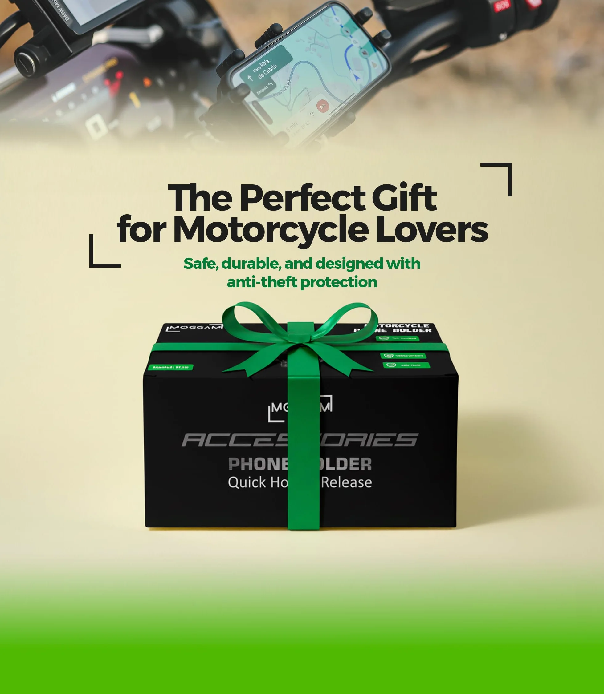 Uchwyt na Telefon do Motocykla Ultrabtrwały 5,4–7,2" Regulowane Ramię 360°
