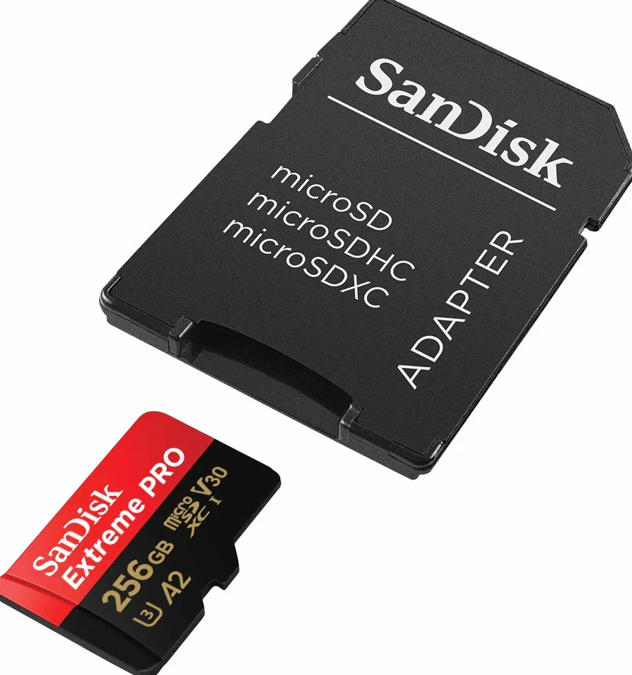 Sandisk Extreme Pro Karta Pamięci MicroSD 256 GB SDSQXCD-256G-GN6MA Czarny