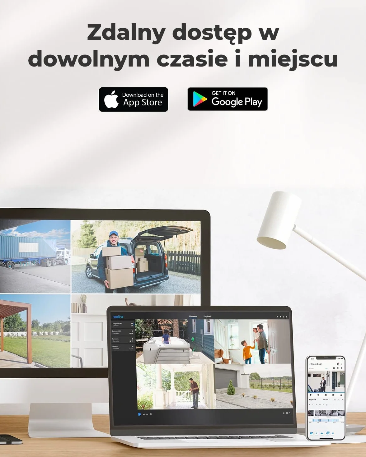 Reolink RLC-820A 4K Ultra HD PoE Kopułowa Kamera IP Zewnętrzna Detekcja Ludzi Pojazdów