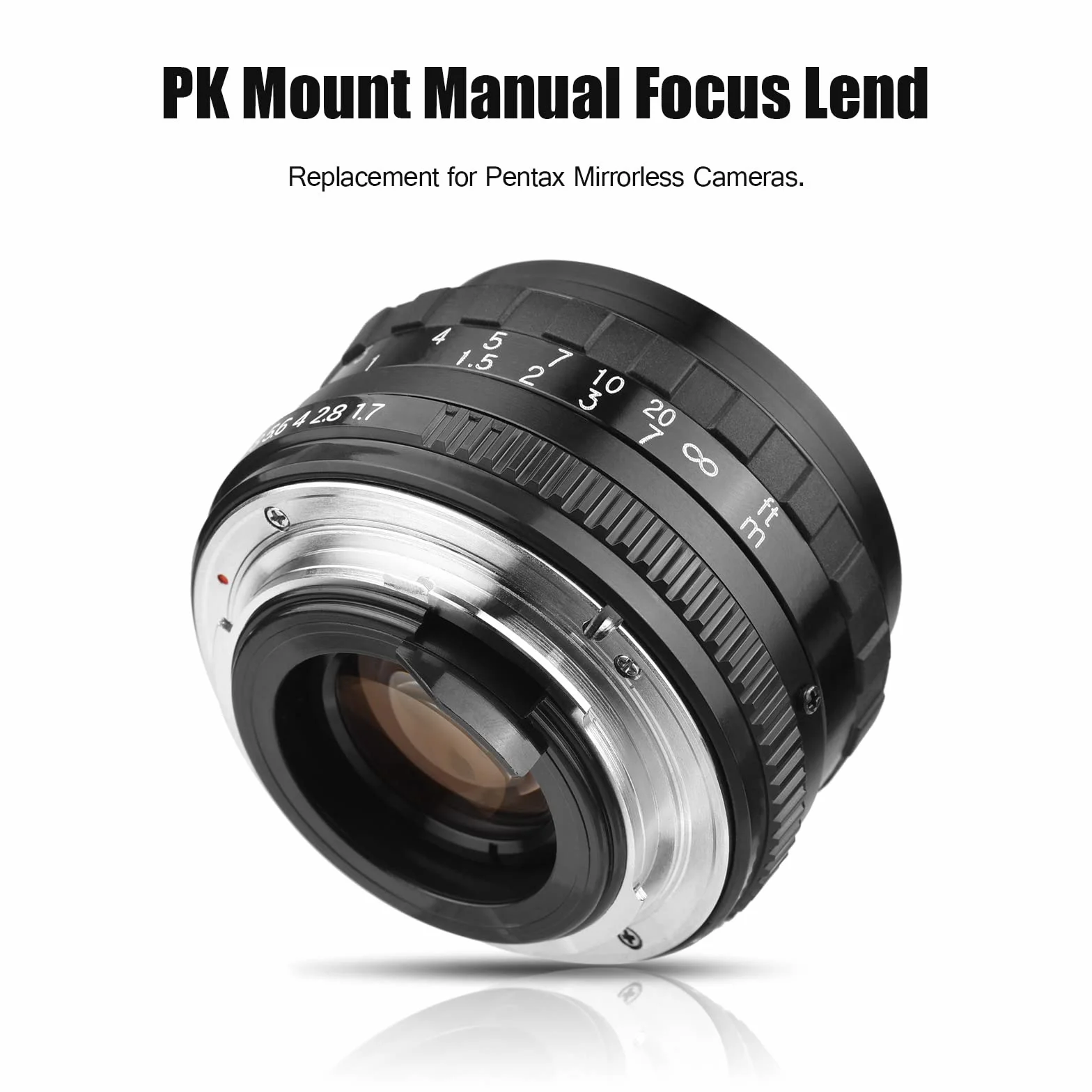 50 mm F1 7 duża przysłona ręczna ostrość obiektywu aparatu PK zamiennik dla kamer pełnoklatkowych K1 K-1 Mark II