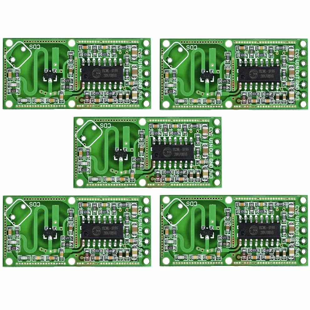 Hailege RCWL-0516 RCWL 0516 Microwave Radar Sensor Human Sensor Body Sensor Module Induction Switch Module Output 3,3 V