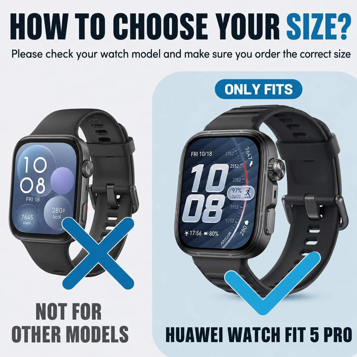 Etui ochronne kompatybilne z Huawei Watch Fit 5 Pro, z elastycznym TPU o wysokiej przejrzystości, folia ochronna na wyświetlacz [pełna ochrona], odporne na zarysowania i uderzenia etui