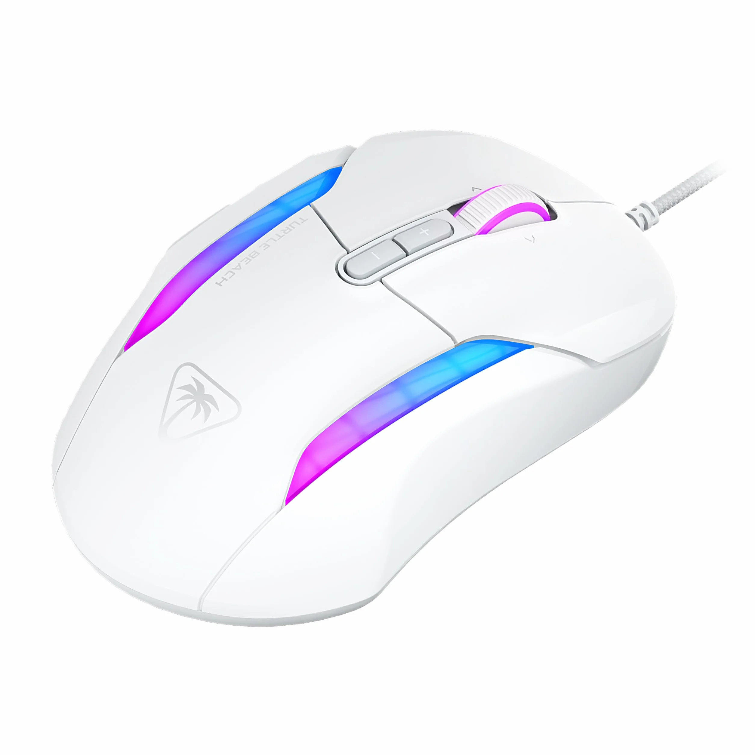 TURTLE BEACH Kone II Przewodowa ergonomiczna mysz do gier RGB, 26K DPI, przełączniki optyczne 100 mln kliknięć, 23 wejścia, kółko 4D, PTFE