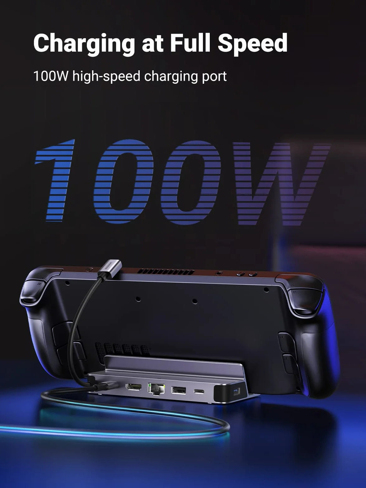 UGREEN Stacja dokująca Steam Deck 6 W 1 Stacja dokująca USB C