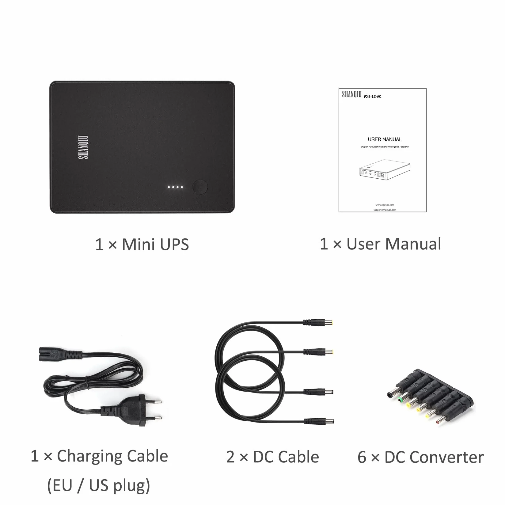 Mini UPS Nieprzerwany zasilacz UPS 37Wh AC USB 5V 9V 12V 2A dla routera modemu kamery