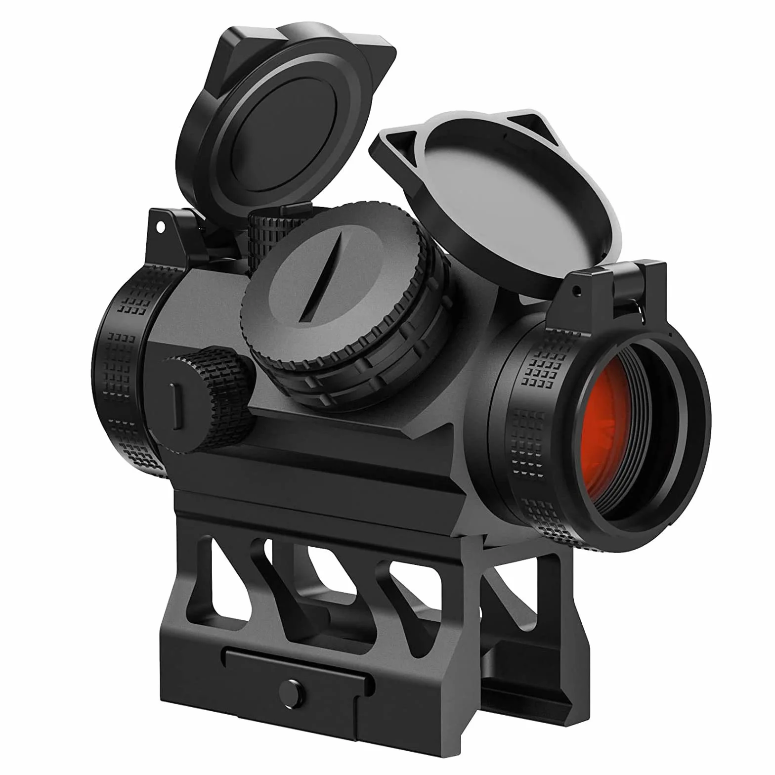Feyachi V30 2MOA kolimator kolimatorowy automatyczne włączanie i wyłączanie 1x20mm kompaktowy kolimator kolimatorowy, odchylane osłony obiektywu