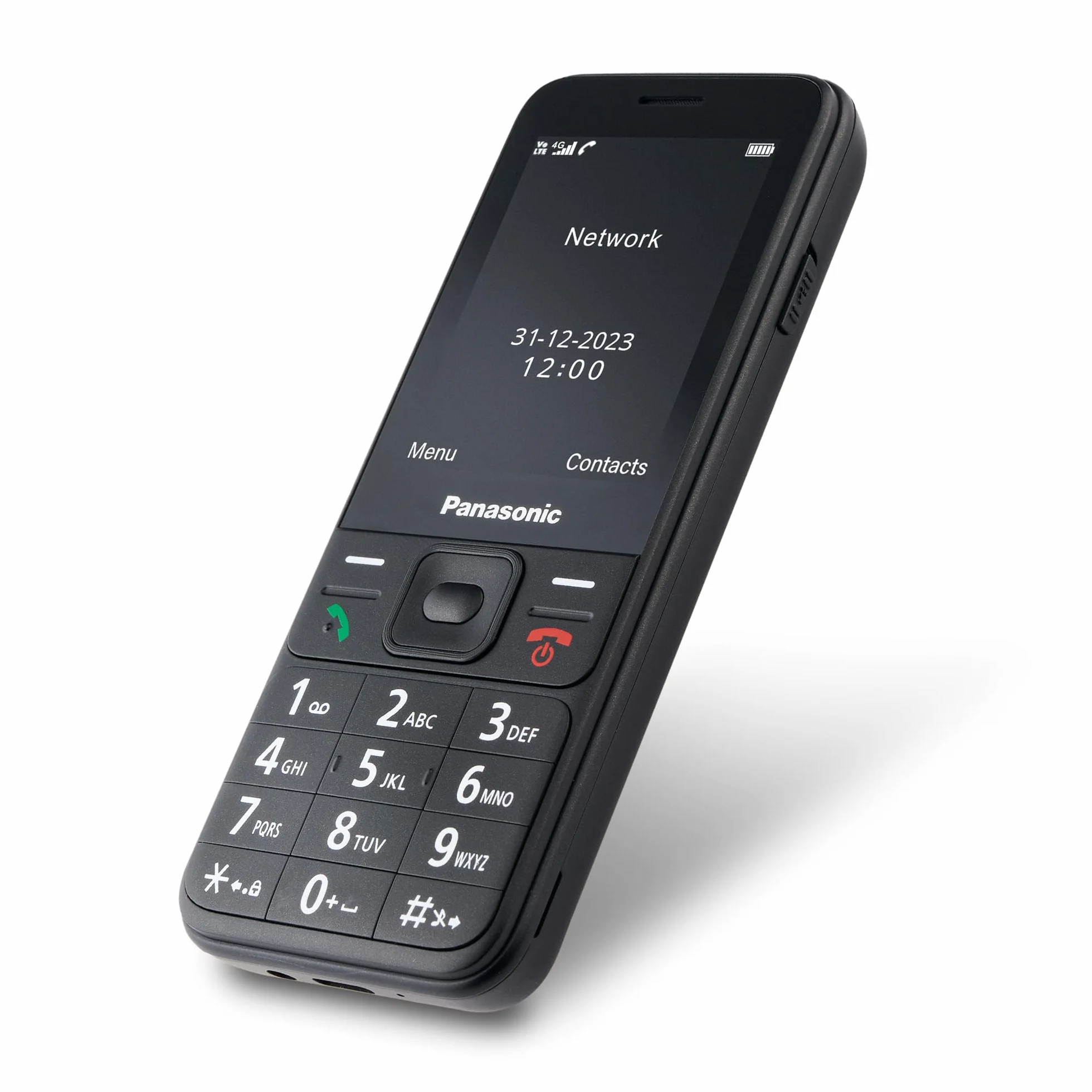 Panasonic KX-TF200 telefon dla seniora duży ekran 2,4" aparat 0,3 MP Bluetooth czarny