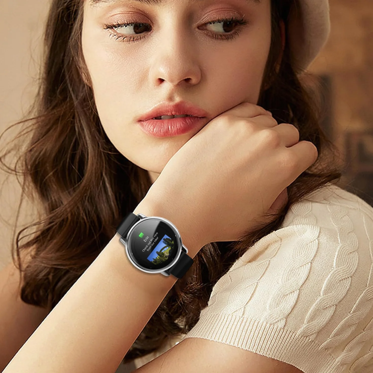 ivoler 3 sztuki etui z osłoną ekranu do Garmin Vivoactive 5, pełne etui ochronne z miękkiego TPU cienkie, odporne na wstrząsy odporne na zarysowania (2 przezroczyste 1 czarne)