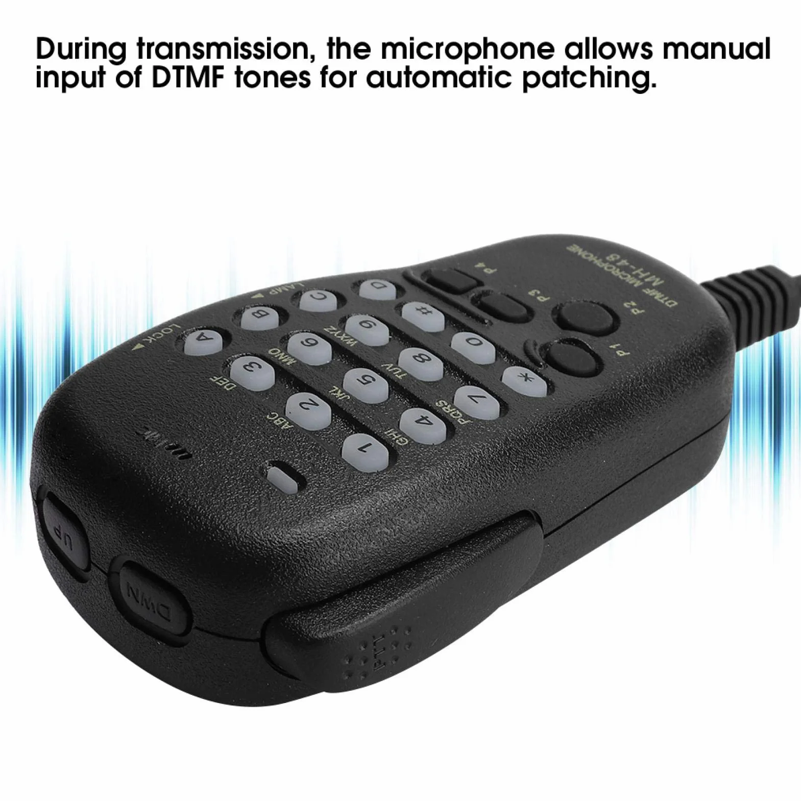 Dwukierunkowy radiowy mikrofon z głośnikiem, 6-pinowy ręczny mikrofon MH-48 DTMF kompatybilny ze stacją radiową FT-7800R, FT-7800E, FT-7800, FT-7900R, FT-8800R, FT-8800E,