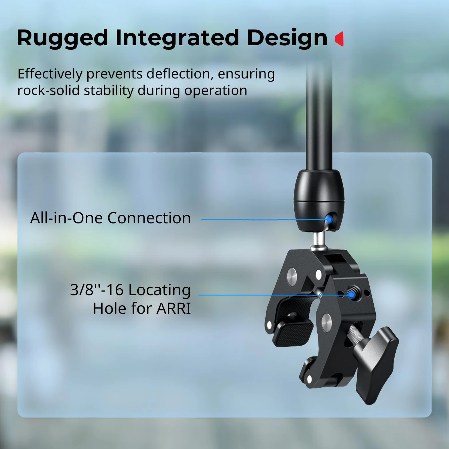 SMALLRIG 21,7" Magic Arm z Super Clamp, Uchwyt na Telefon, Elastyczny Uchwyt na Biurko ze Śrubą 1/4", do Kamery Sportowej, Lampy Wideo -5624