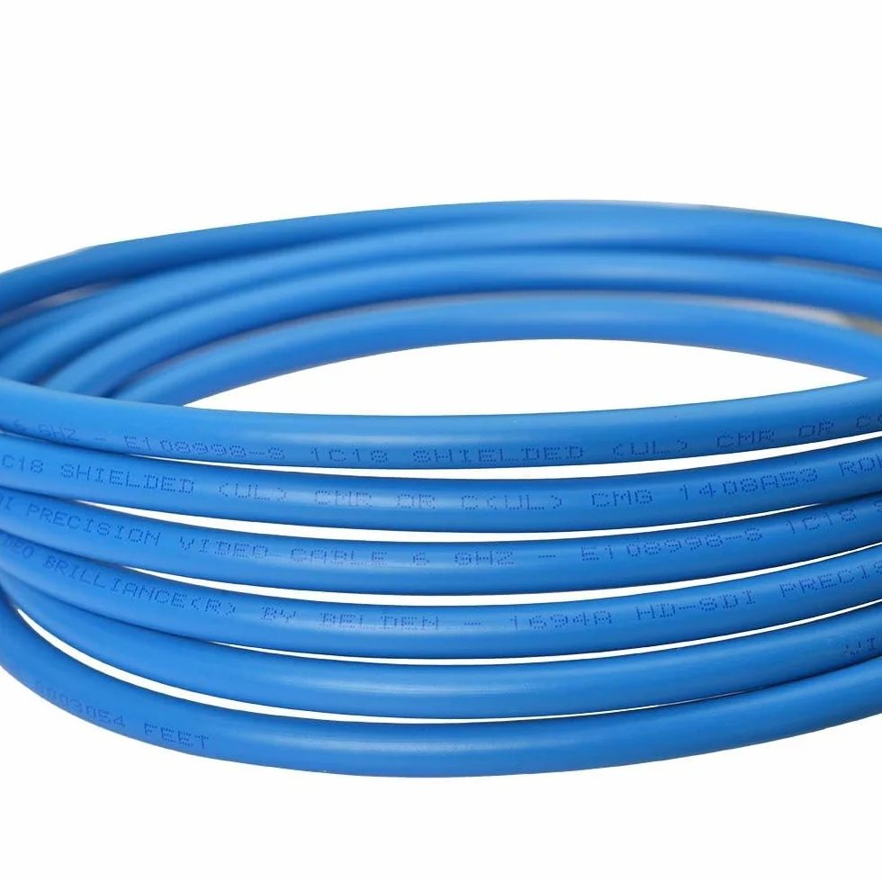 Superbat Kabel SDI BNC 3G/6G/12G (Belden 1694A), 30FT/50FT/100FT/200FT/200FT, obsługuje HD-SDI/3G-SDI/4K/8K, kabel wideo SDI precyzyjny kabel wideo (1 szt.)