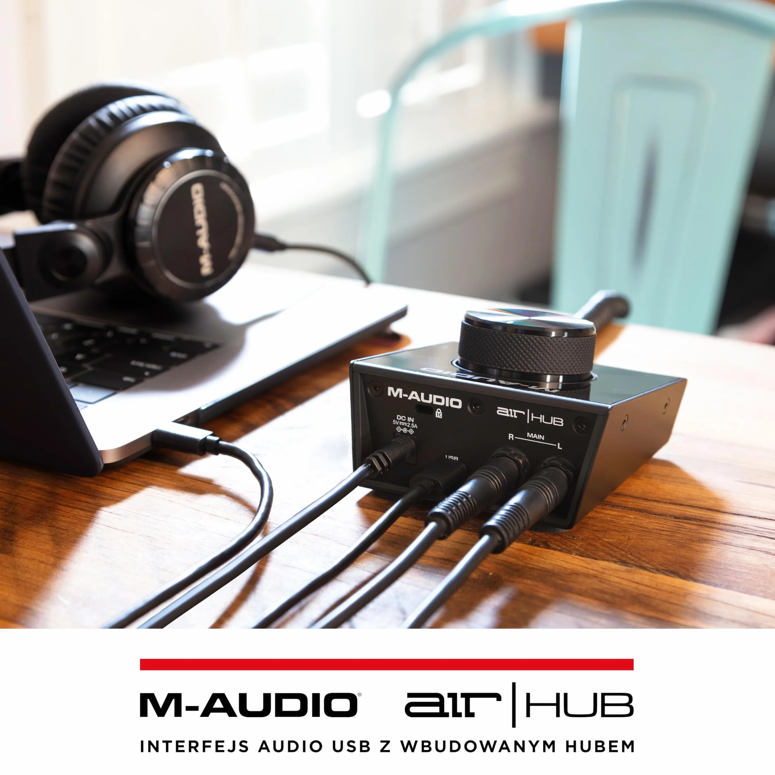 M-Audio AIR HUB Interfejs audio USB USB-C 3-portowy hub