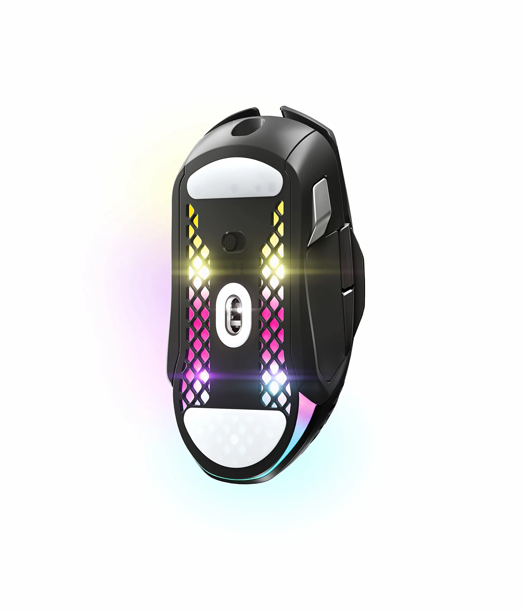 SteelSeries Aerox 5 Wireless Mysz do gier RGB Ultralekka Wodoodporna 9 przycisków Bluetooth 2,4 GHz Sensor TrueMove Air 18K DPI