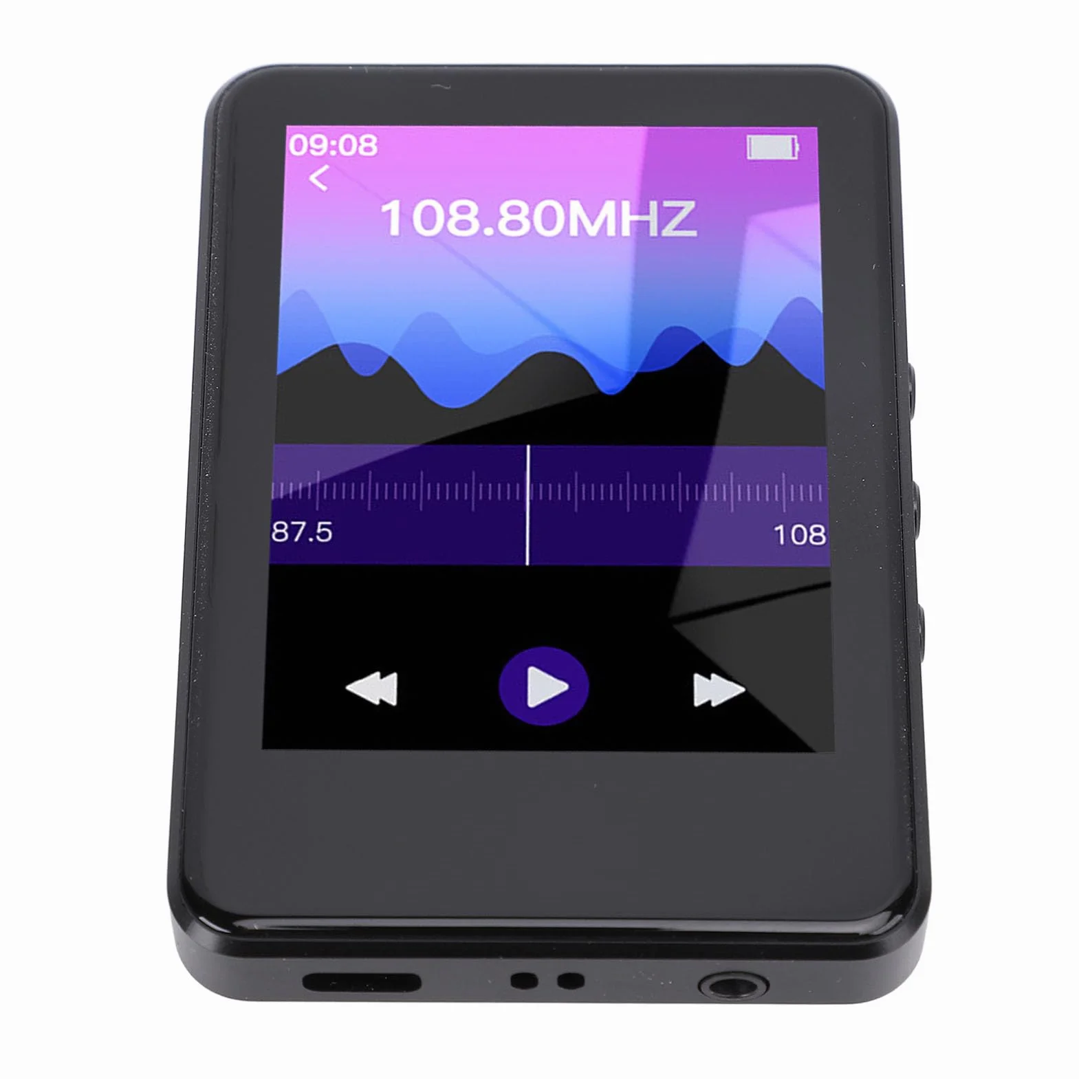 2,4 -calowy Ekran Dotykowy MP4 z Aparatem - Bluetooth Music Player z Dźwiękiem HiFi, 128 GB Rozszerzalna pamięć, Radio FM, Książka E, Kalkulator, Przenośny dla Dzieci, Podróże