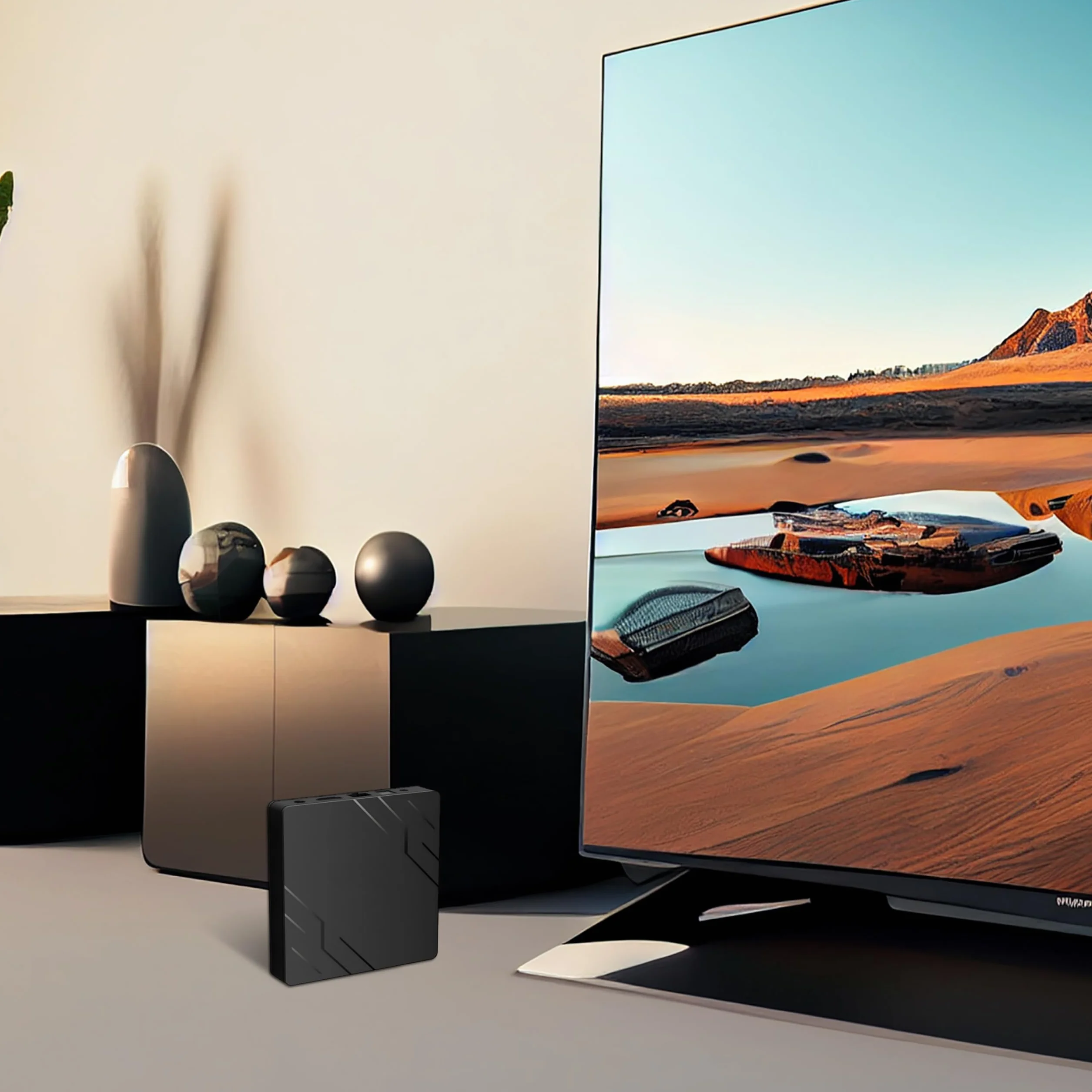Retoo TV Box Android 13 Smart 4K Bluetooth 5.0 2 GB 16 GB Soporta Google TV HDMI Dwuzakresowy pilot WiFi Sterowanie Formaty wideo Avi Rm Rmvb Ts Vob Mkv Mov ISO wmv asf flv dat mpg mpeg Mp4 Czarny