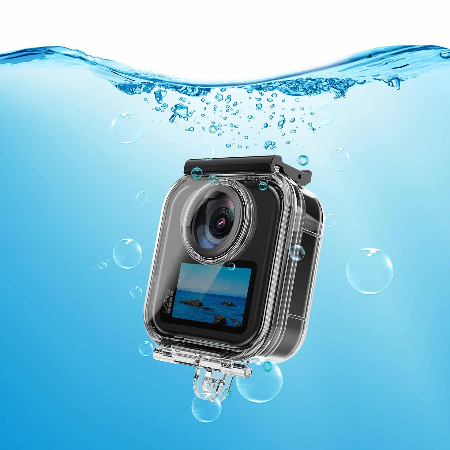 Wodoodporna obudowa do GoPro Max 2, obudowa do nurkowania obudowa podwodna etui ochronne akcesoria do GoPro Max 2