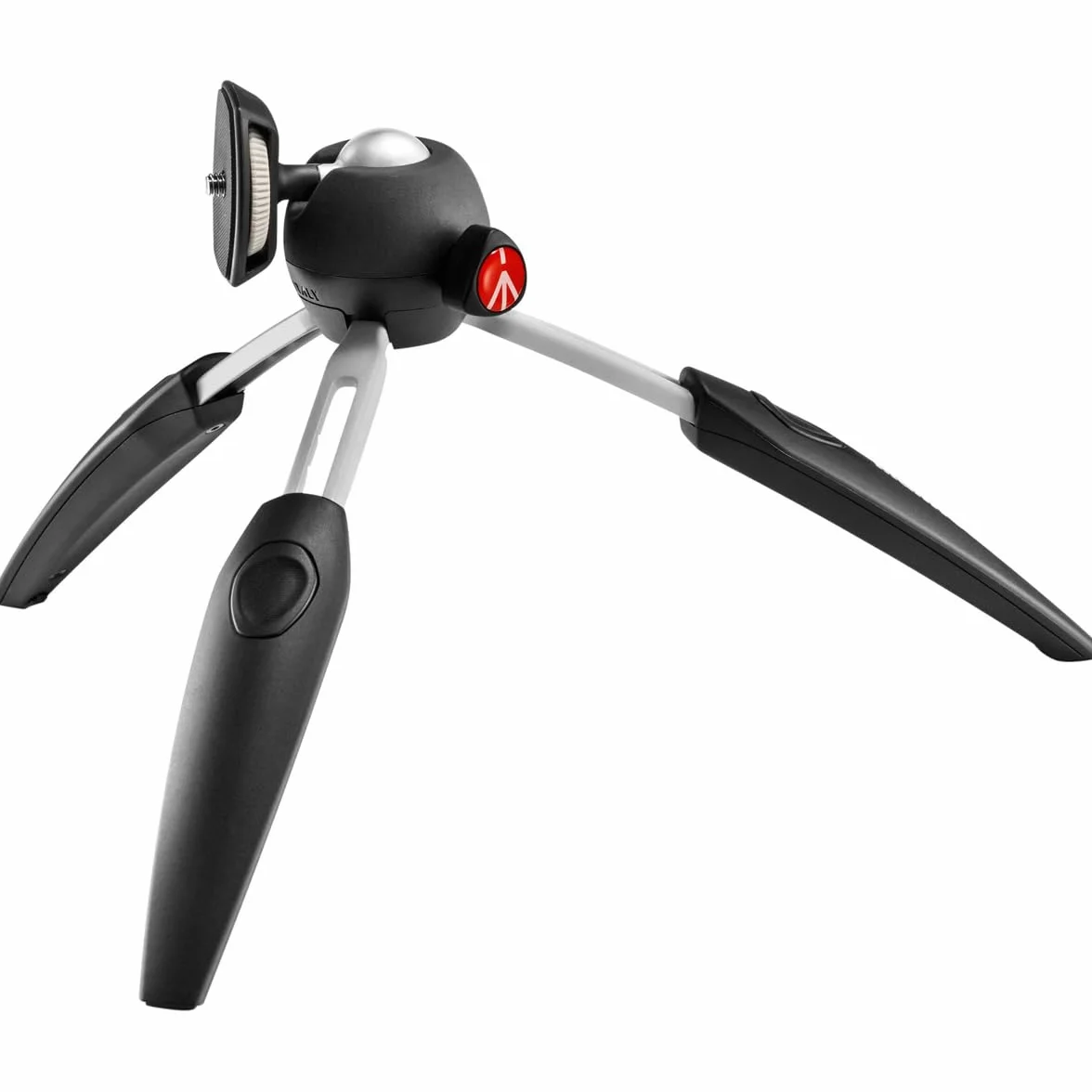Manfrotto PIXI EVO 2 Częściowy Mini Statyw do Aparatów Bezlusterkowych, Czarny, 1 Sztuka