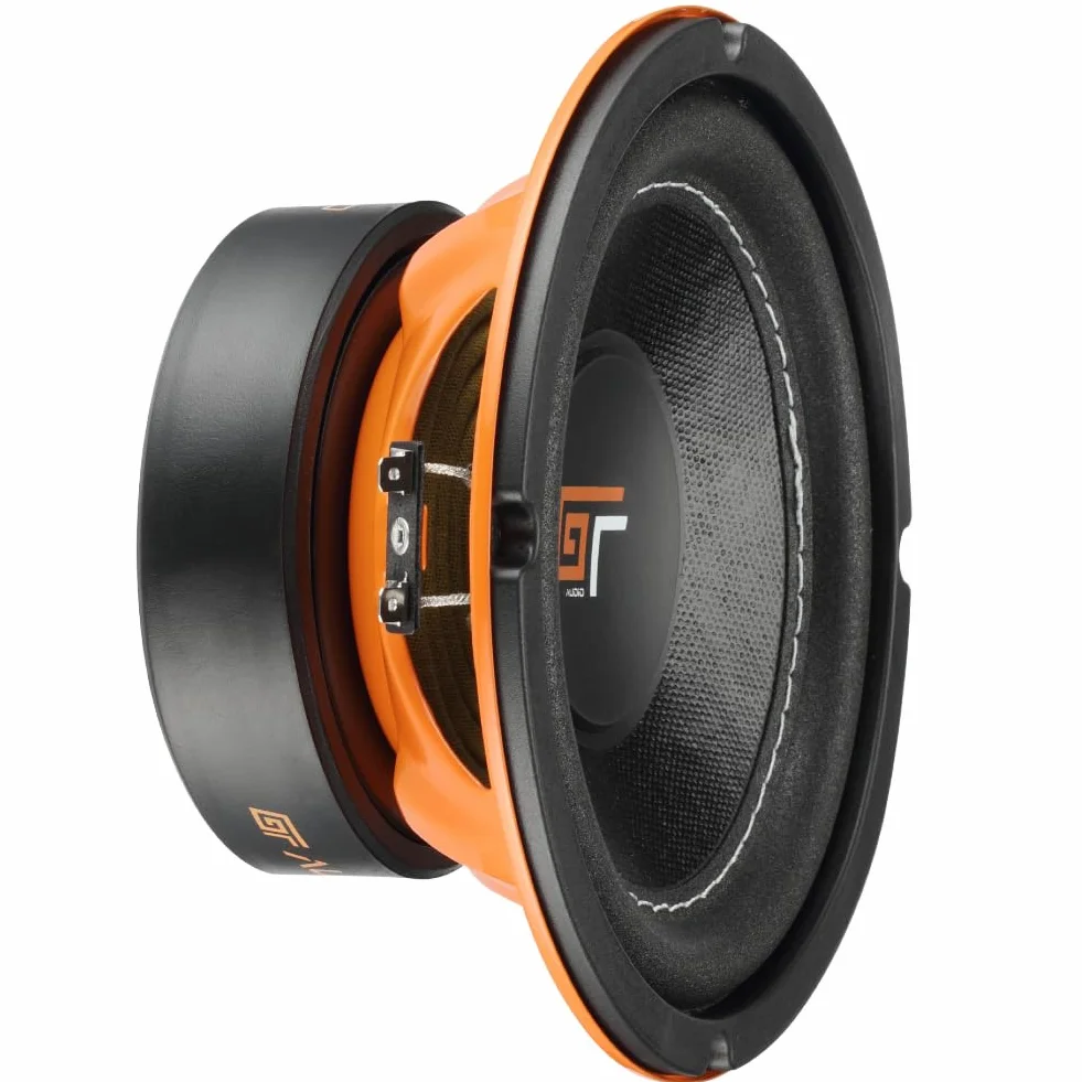 1 BASS FACE GT AUDIO GT-SW6/4 subwoofer 16,5 cm 6,5" 75 W rms 150 W maks. podwójna cewka 4+4 omy dvc podwójna cewka drgająca do pokrywy bagażnika samochodu, 1 szt.