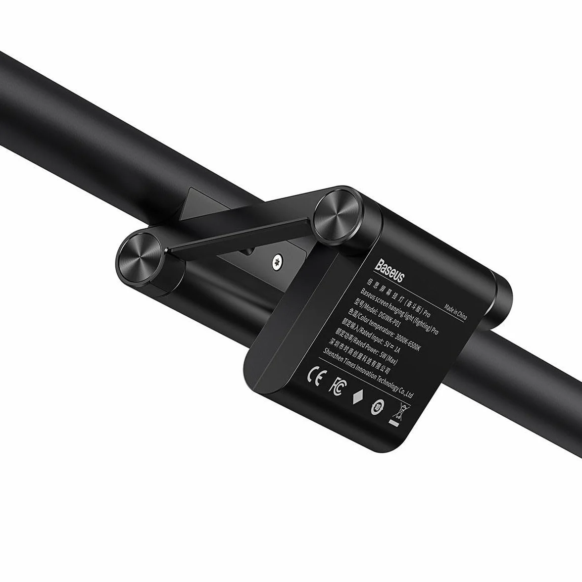 Baseus Home i-Wok Series USB Asymetryczne Źródło Światło Wiszące Czarne DGIWK-P01