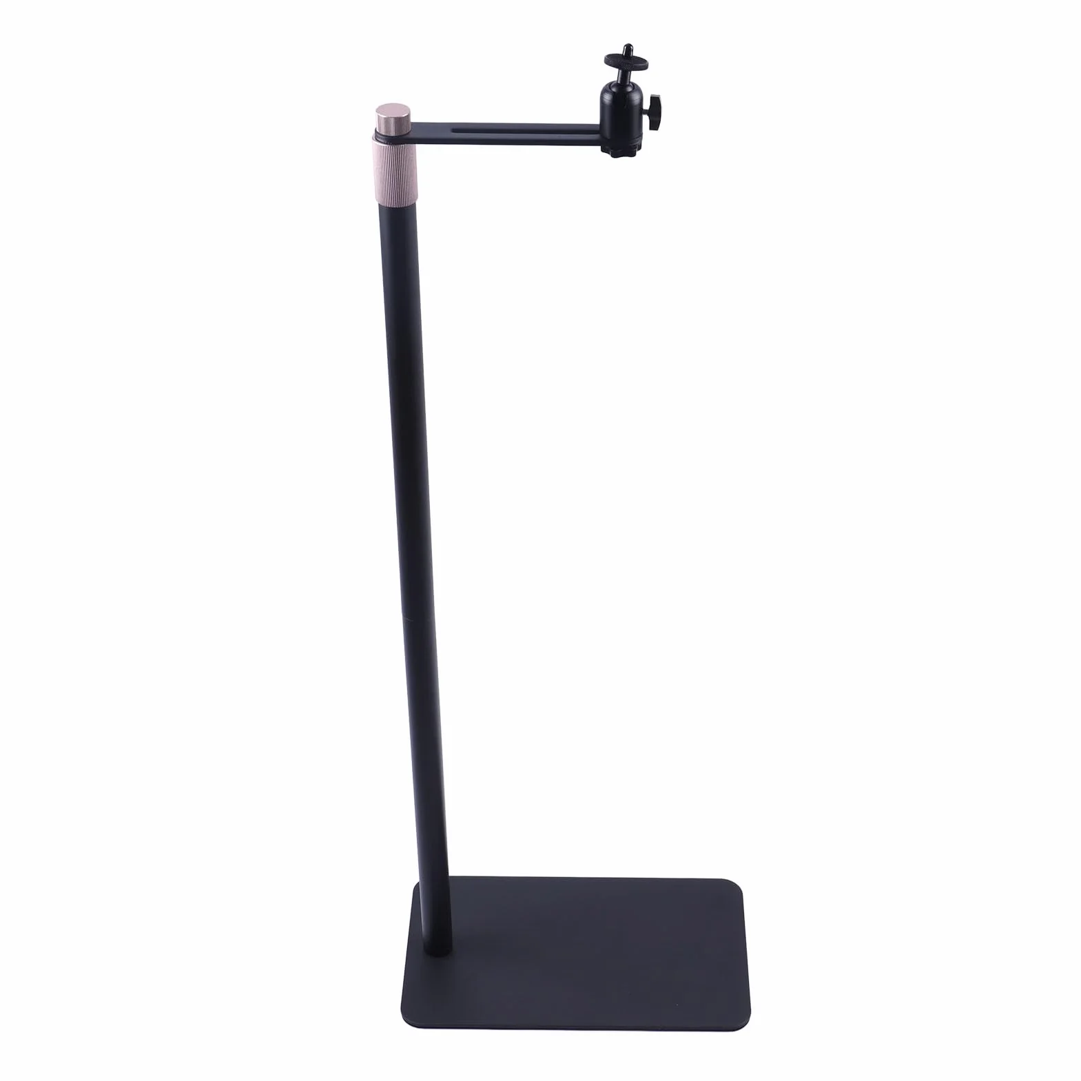 Stojak na Projektor 70-120 Cm, Regulowana Wysokość, Podłogowy z Podstawą ze Stali Węglowej, Odłączany do Projektora Gimbal z Kamerą Telefon