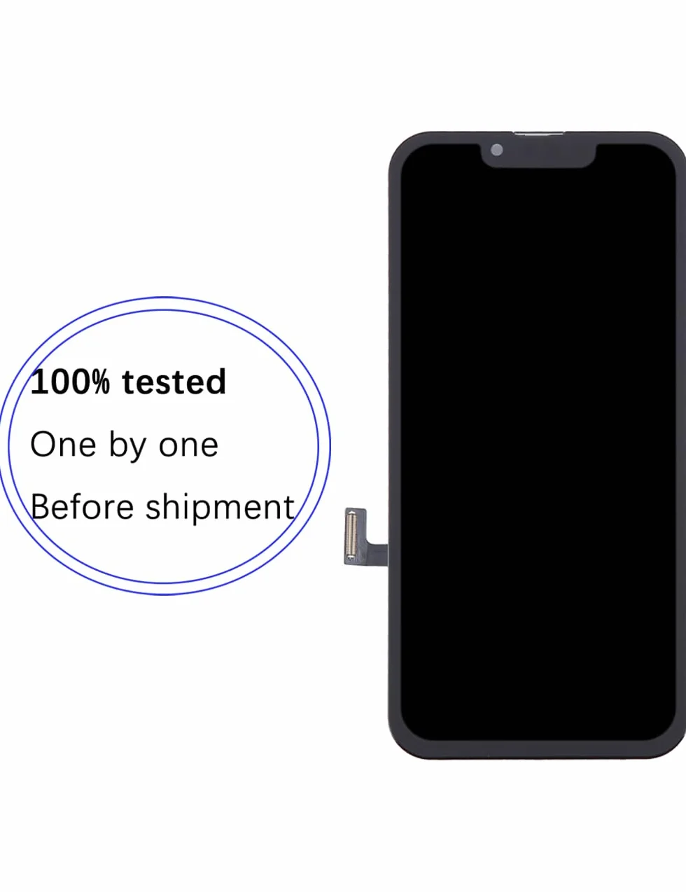 Wyświetlacz do iPhone 13 LCD zamiennik ekranu FHD ekran dotykowy 3D Touch Face ID Digitizer ramka montażowa, wodoodporny klej, zestawy naprawcze