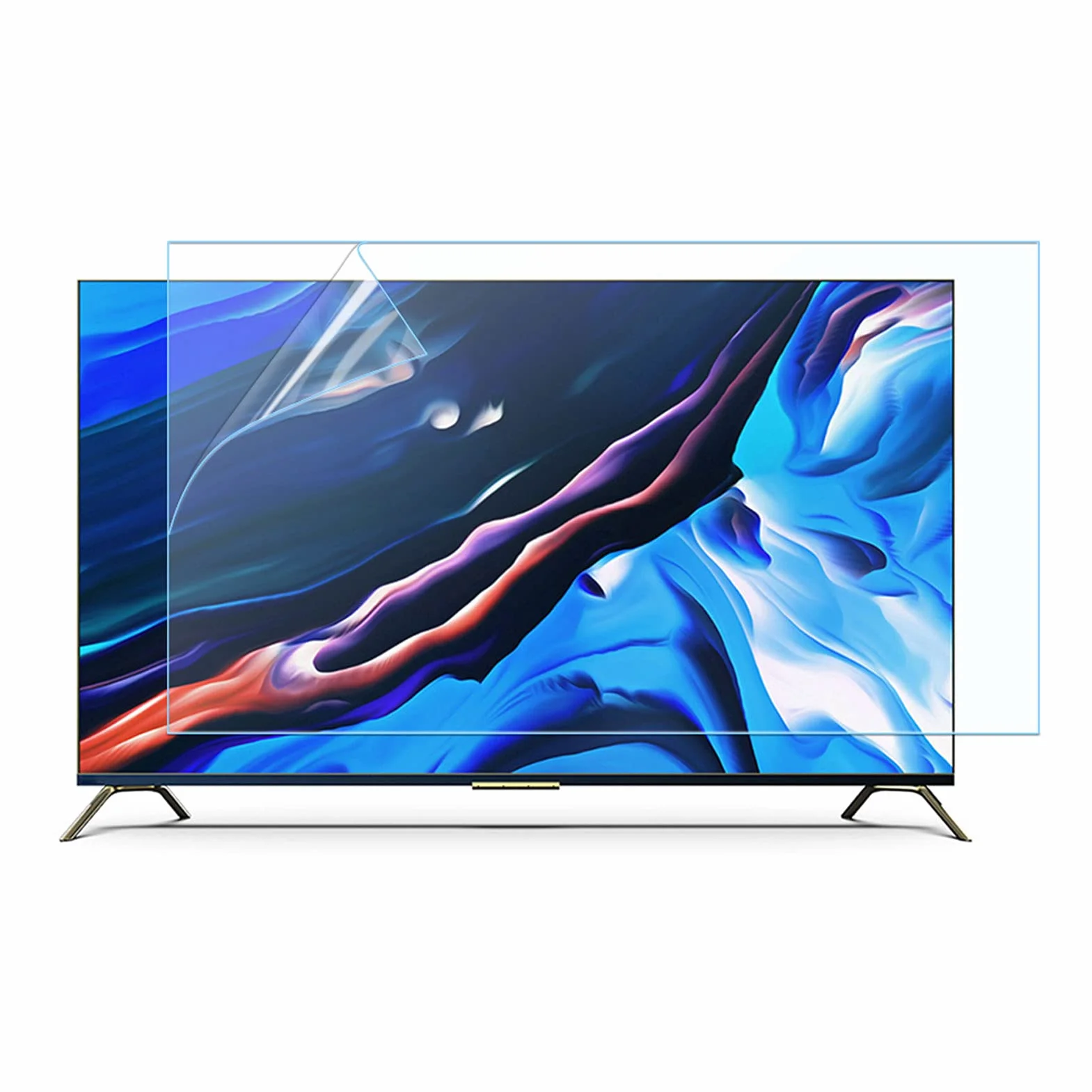 Folia antyodblaskowa PET do telewizora 109.2 cm kompatybilna z SHARP SONY SAMSUNG Hisense LG