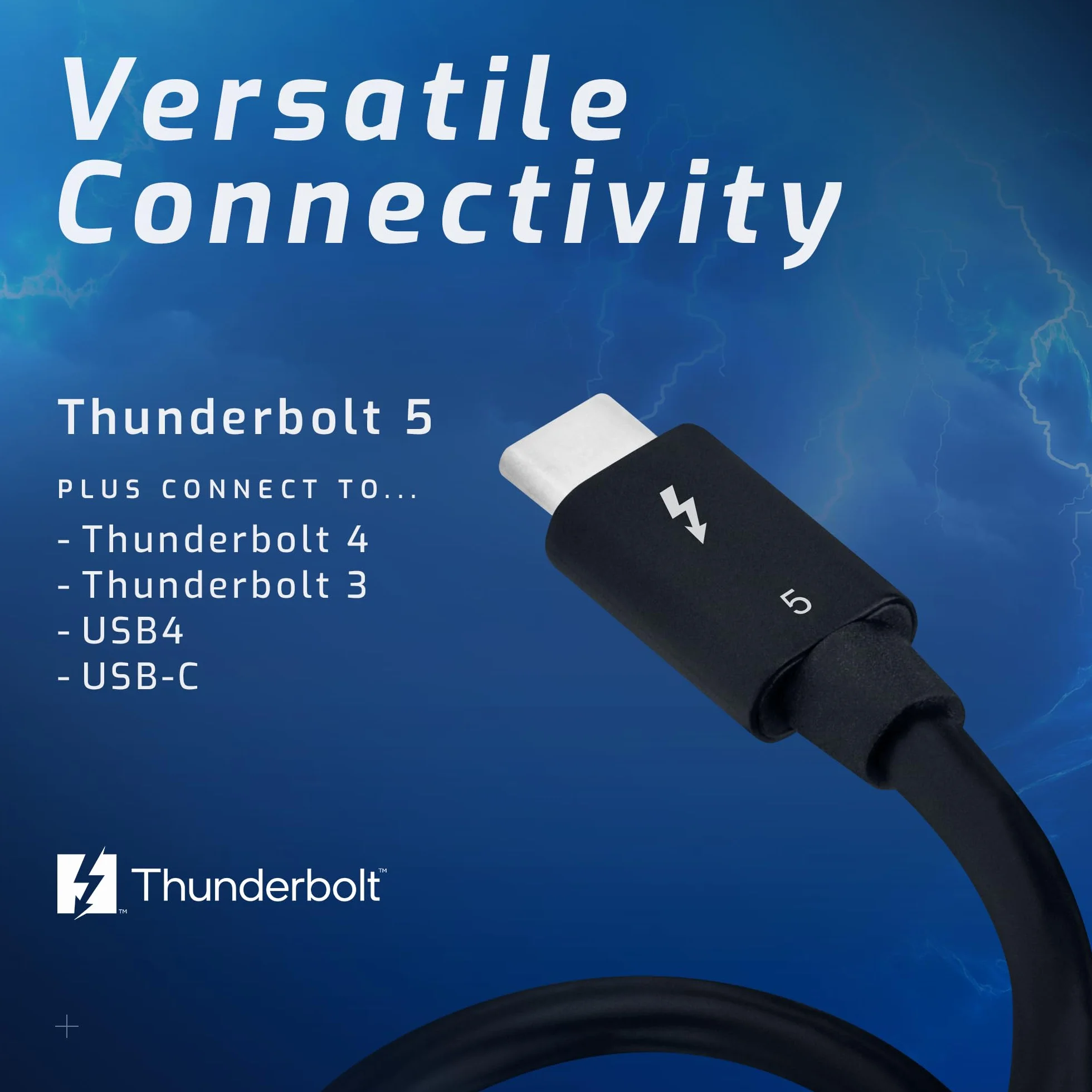 Kabel OWC Thunderbolt 5/USB-C o długości 1 metra