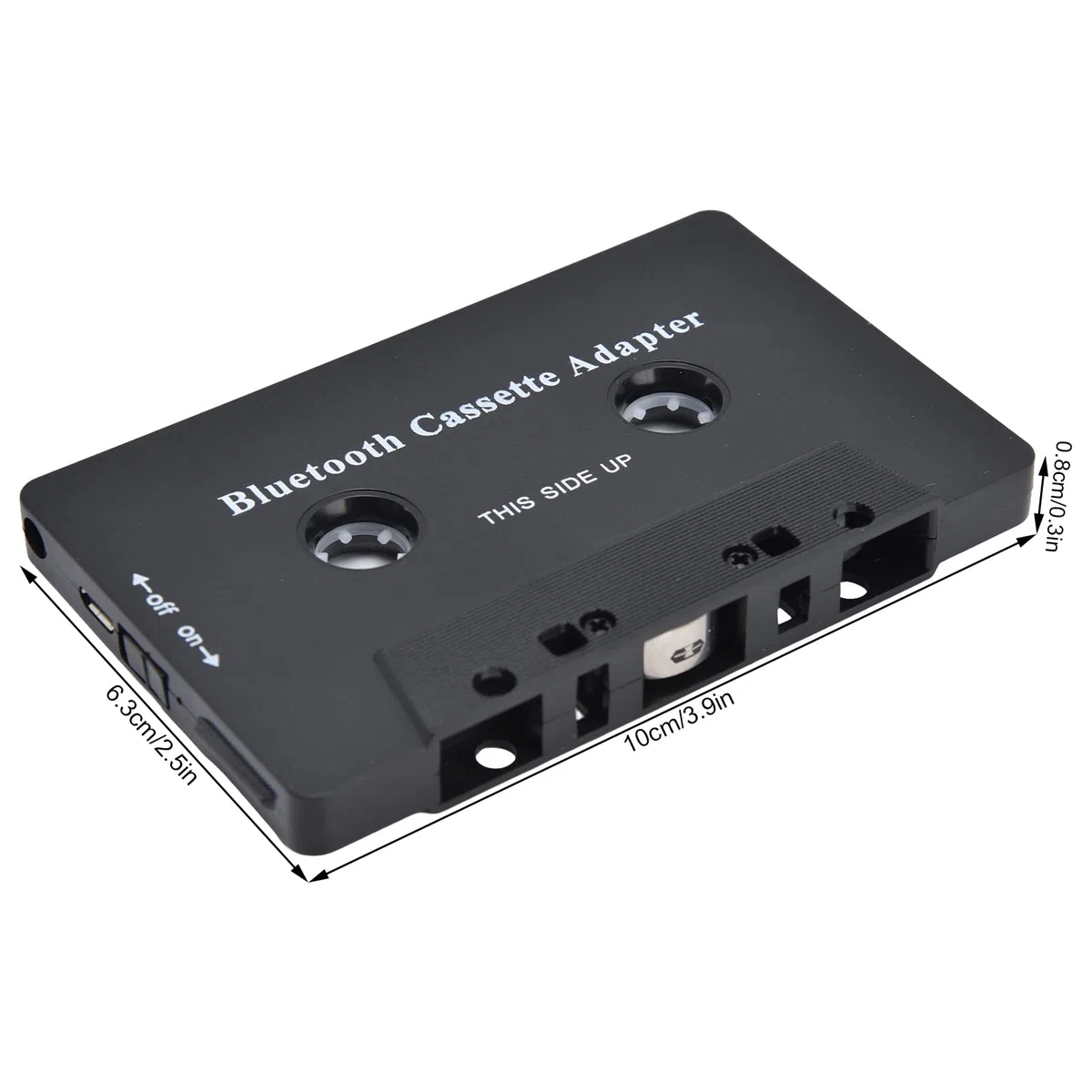 Kaseta Bluetooth, bezprzewodowy adapter kasety Bluetooth do samochodu odbiornik kasety z kablem USB do radia DVD
