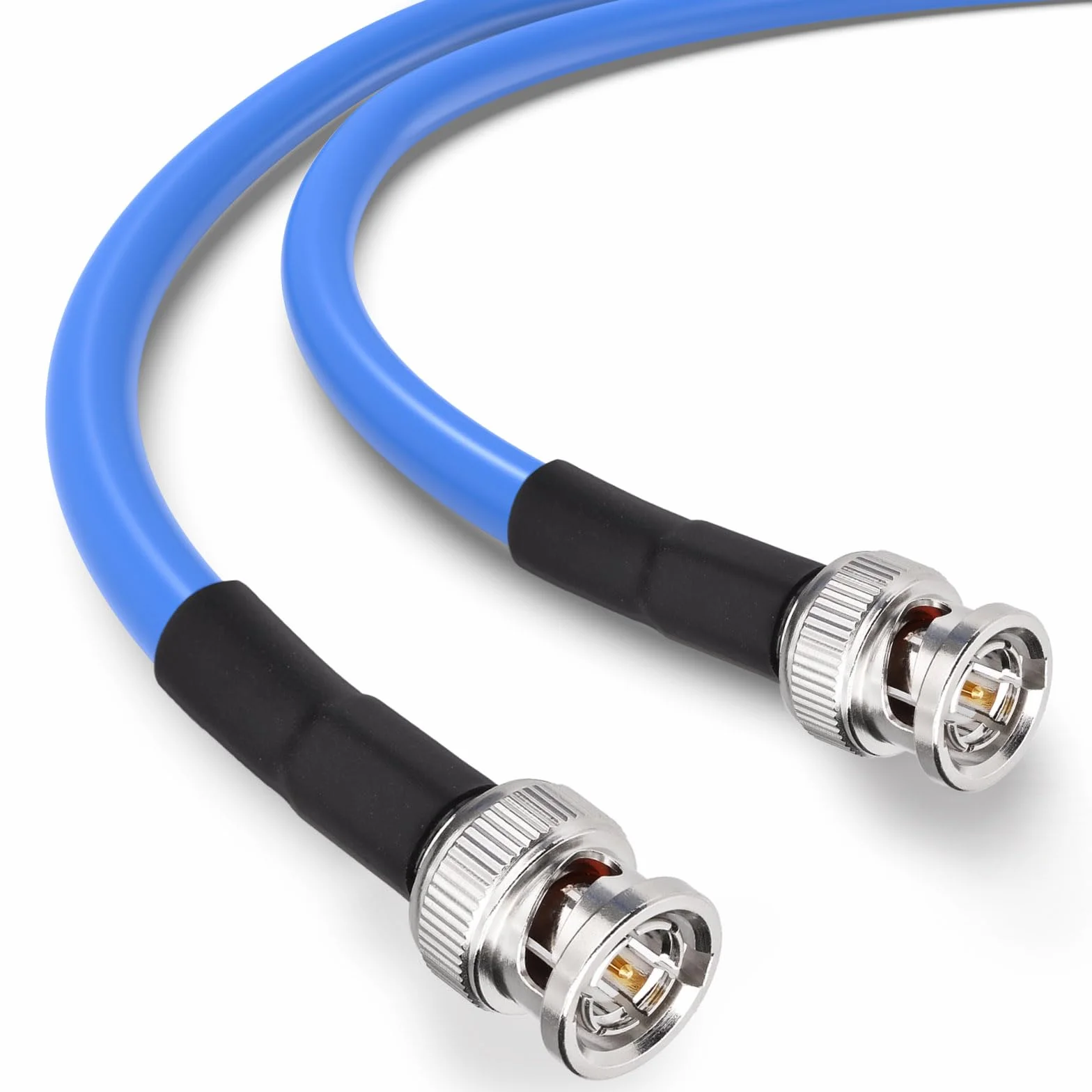 Superbat Kabel 3G/6G/12G HD SDI 30 m, BNC wtyczka wtykowa RG6 SDI wideo kabel koncentryczny 75 omów – do kamery nadawczej, monitora CCTV, przetwornika SDI i urządzeń audio wideo