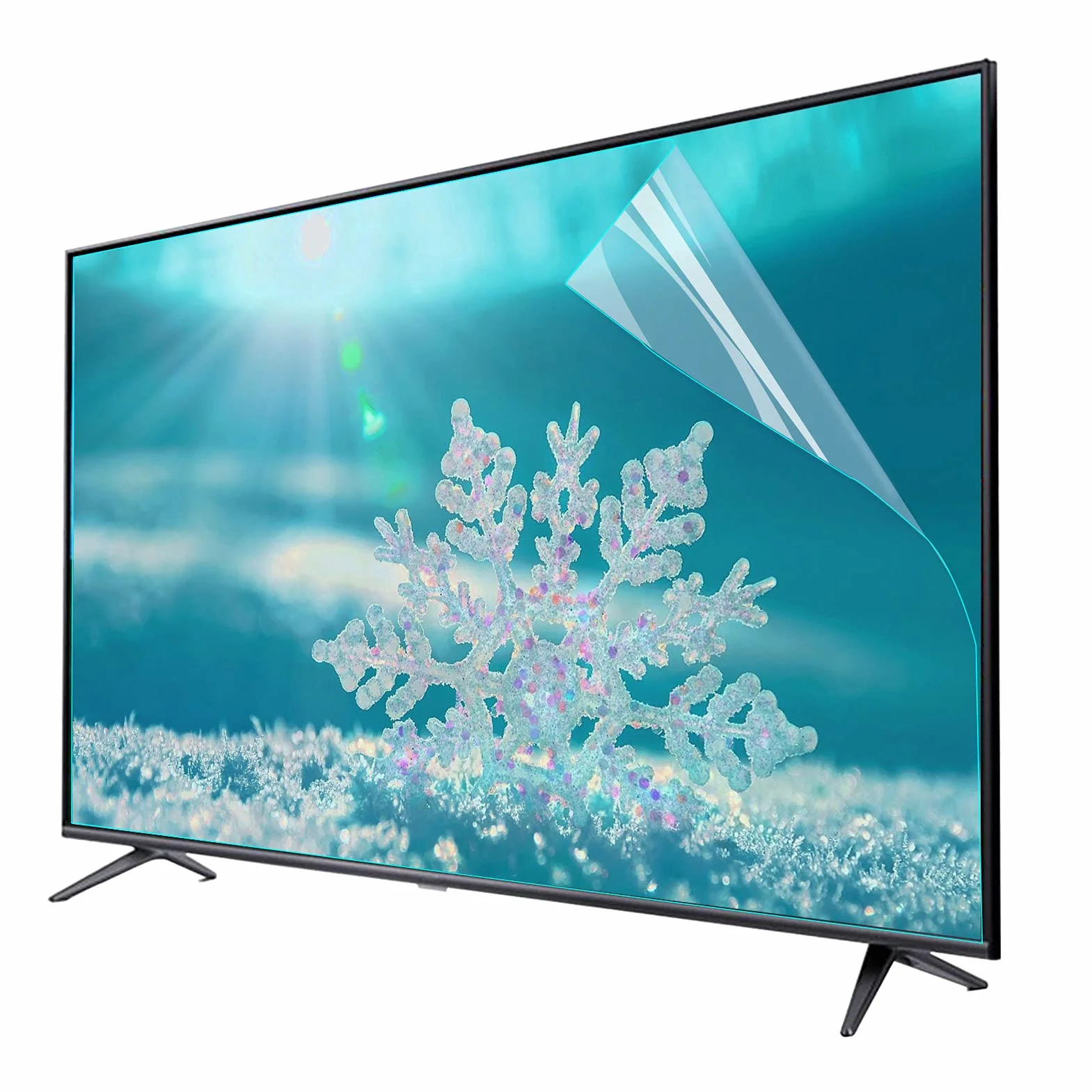 32-75 cali Ochrona ekranu telewizora, matowa antyodblaskowa anty-niebieskie światło Folia Zmiękcza światło Zmniejsza zmęczenie oczu dla Smart TV 4K LED, 32" (704 * 395mm)