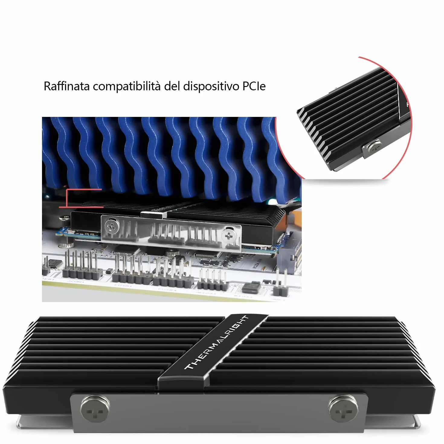 TR M.2 2280 TYPE A B 2280 SSD Radiator Chłodzenie, M.2 2280 Chłodzenie radiatora dla komputerów stacjonarnych SSD o wysokiej wydajności (M.2 2280 A B)