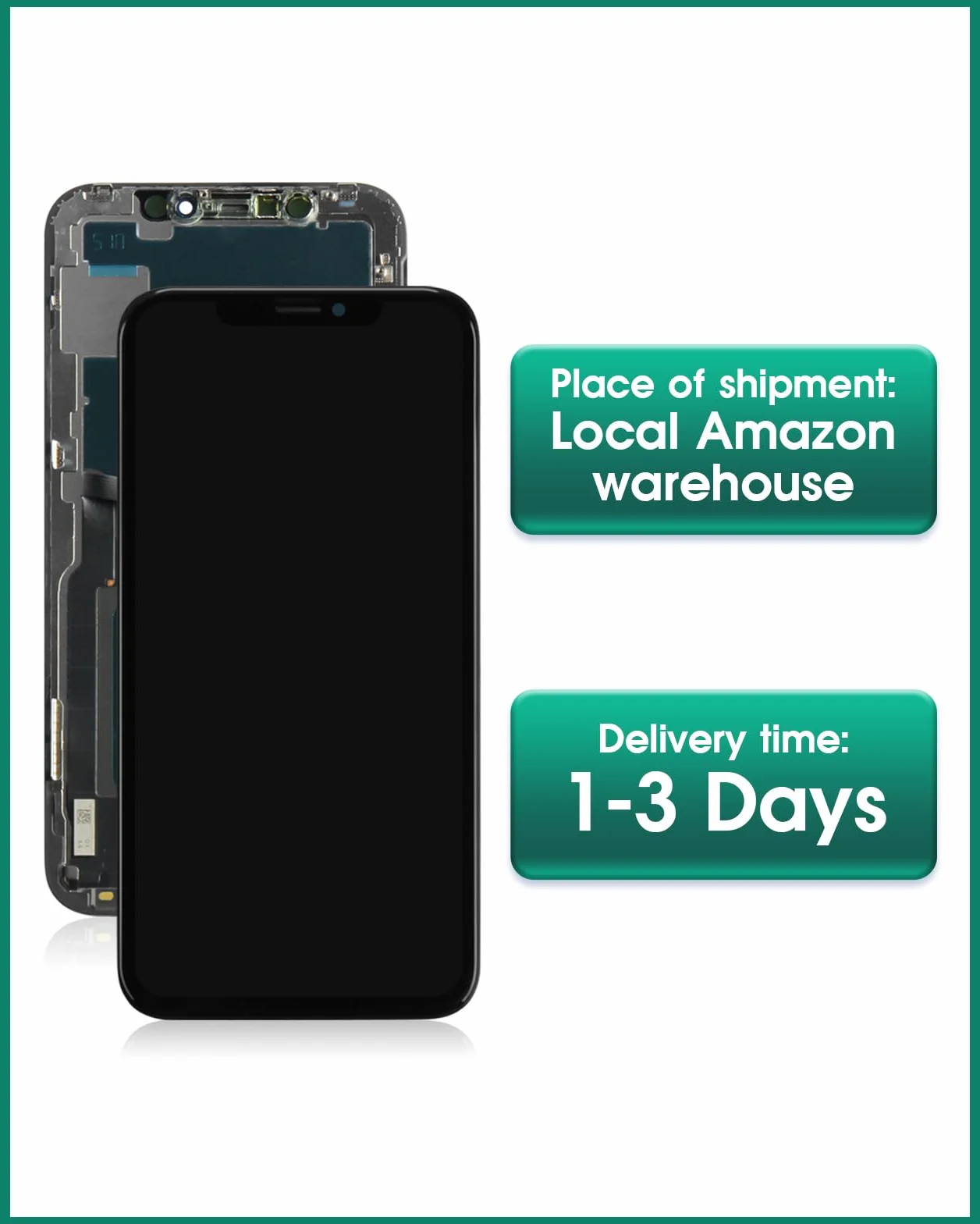 Dla iPhone 13 zamiennik ekranu dla iPhone 13 ekran LCD zamiennik A2633 wyświetlacz LCD A2482 dotykowy digitizer montaż A2631 A2634 A2635 (Incell nie oryginalny)
