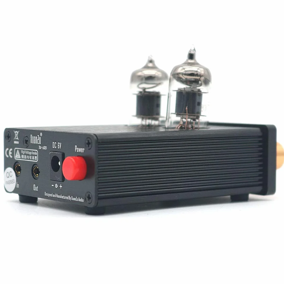 DollaTek 6J1 Mini przedwzmacniacz lampowy próżniowy Audio Hi-Fi przedwzmacniacz stereo kontrola wysokich basów