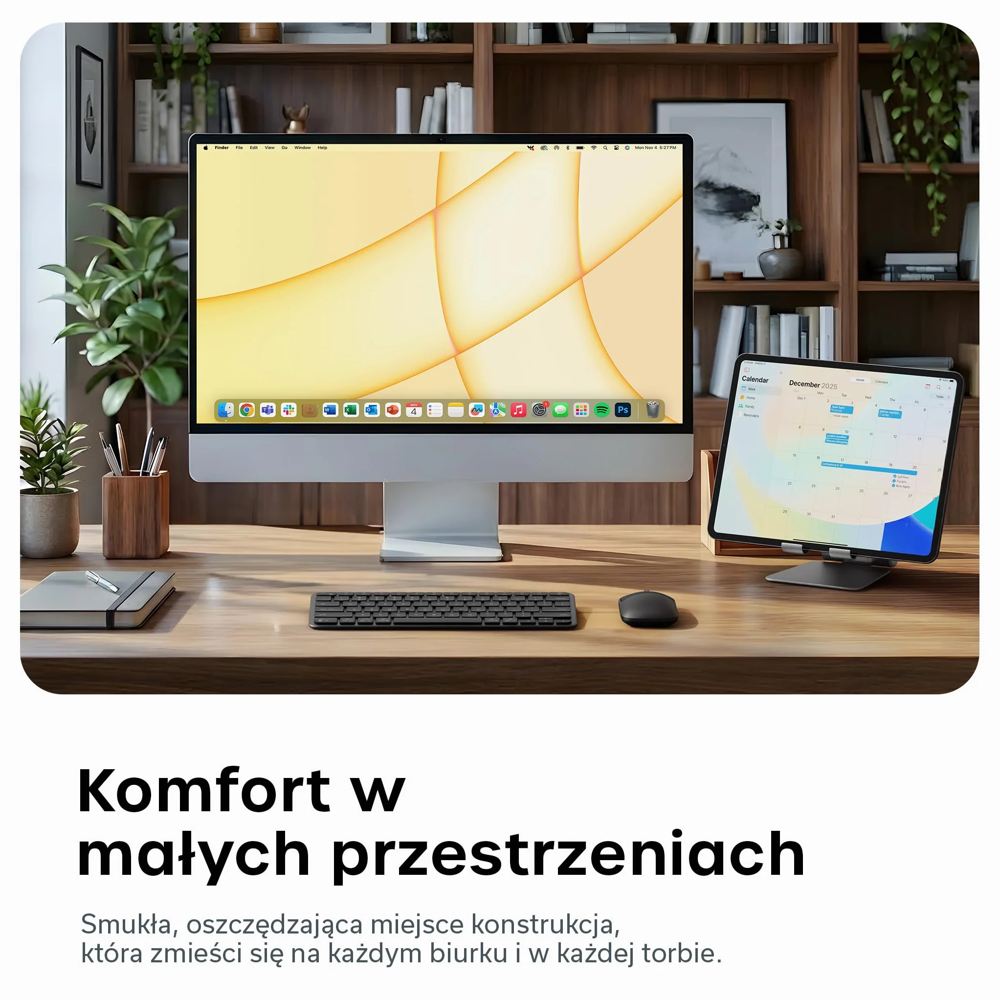 SATECHI Slim EX1 Klawiatura Bezprzewodowa, 𝗨𝗦 𝗤𝗪𝗘𝗥𝗧𝗬 𝗟𝗮𝘆𝗼𝘂𝘁, Kompaktowa do Mac, Windows i Android, 4 w 1 (Bluetooth + 2.4GHz), Szybki OS Remap, Akumulator USB-C – Czarna