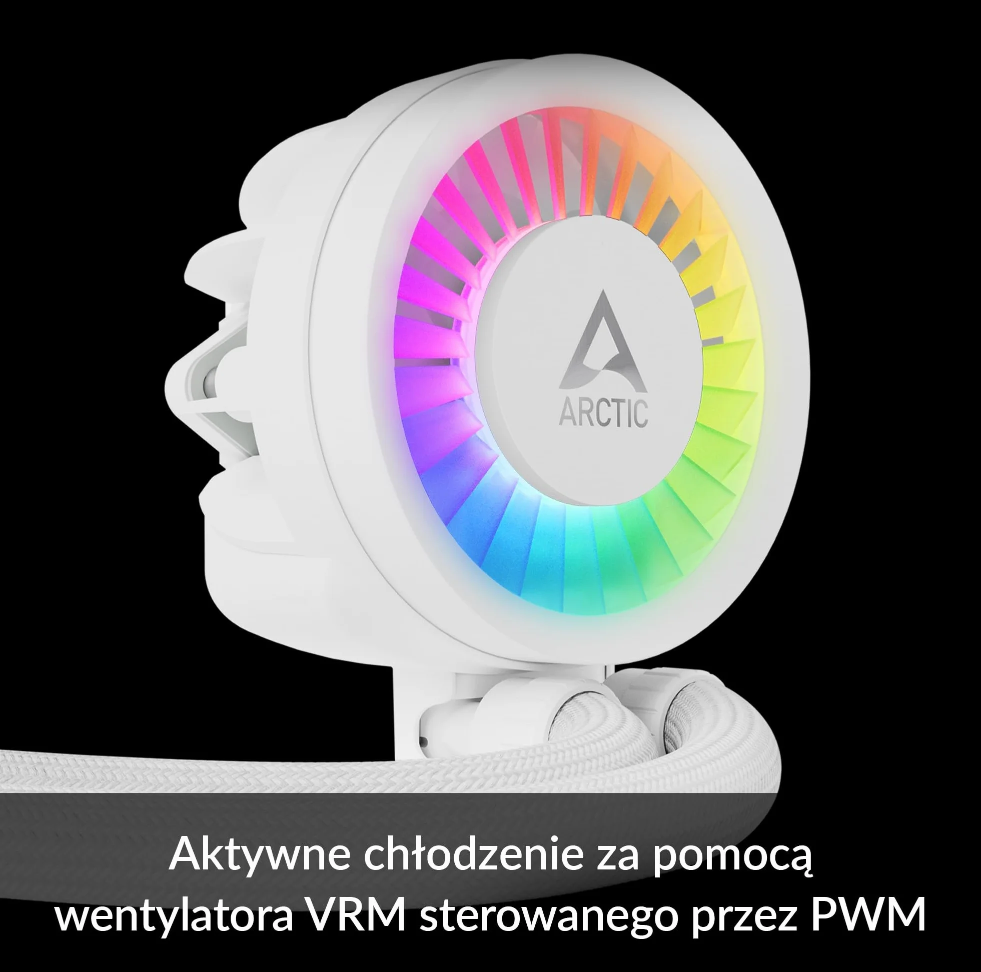 ARCTIC Liquid Freezer III 280 A -RGB - Chłodzenie wodne PC, All-in-One CPU AIO Water Cooler, kompatybilny z Intel i AMD, wydajna pompa sterowana PWM